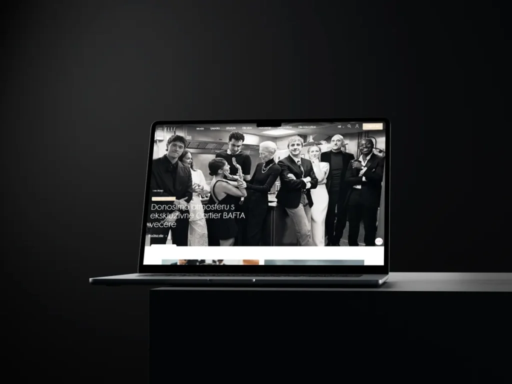 ELLE.hr — Fashion portal on a custom build